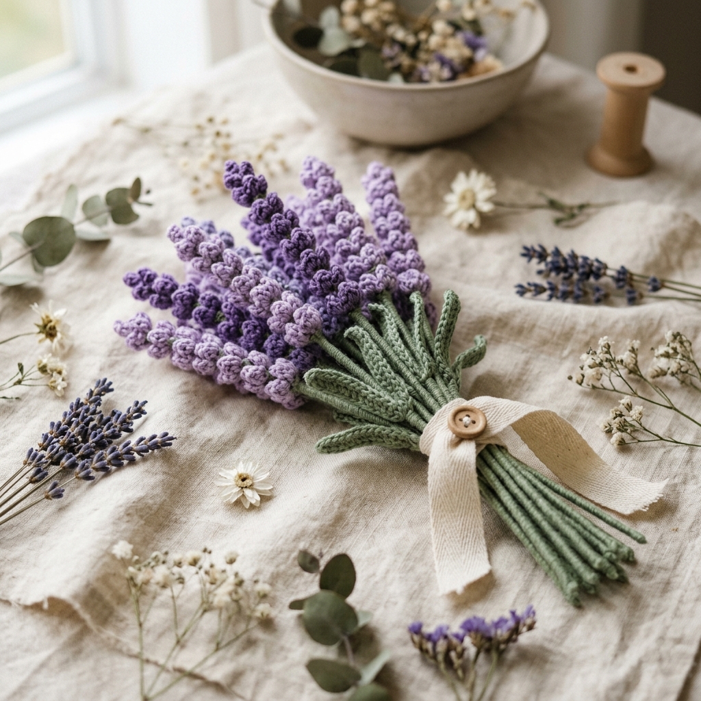 Crochet lavender